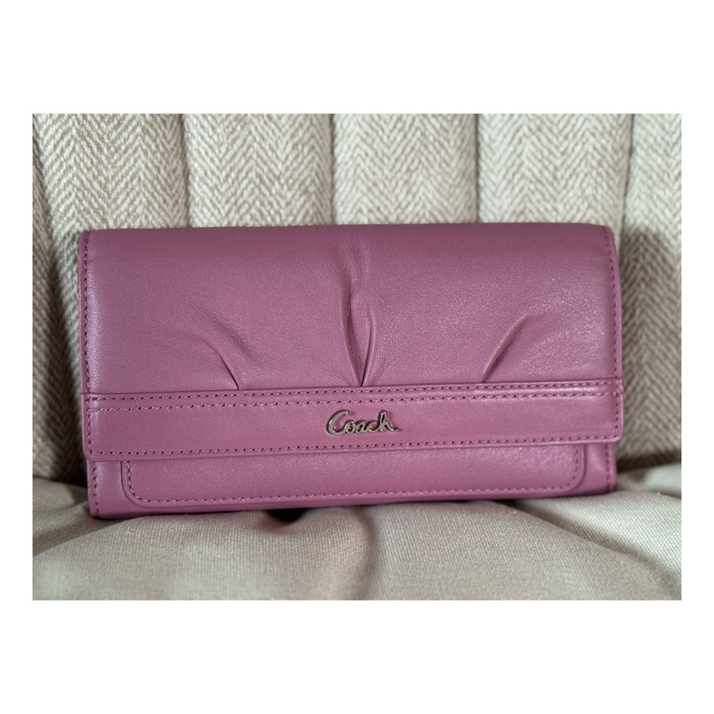Coach Pebbled Leather Wallet